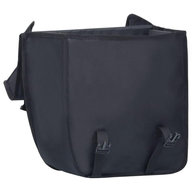 Sac pentru bicicletă Vidaxl impermeabil 21L negru