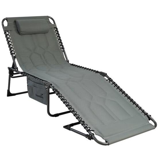 Sedia pieghevole da campeggio - Torget - Outdoor - Imbottito - poggiatesta