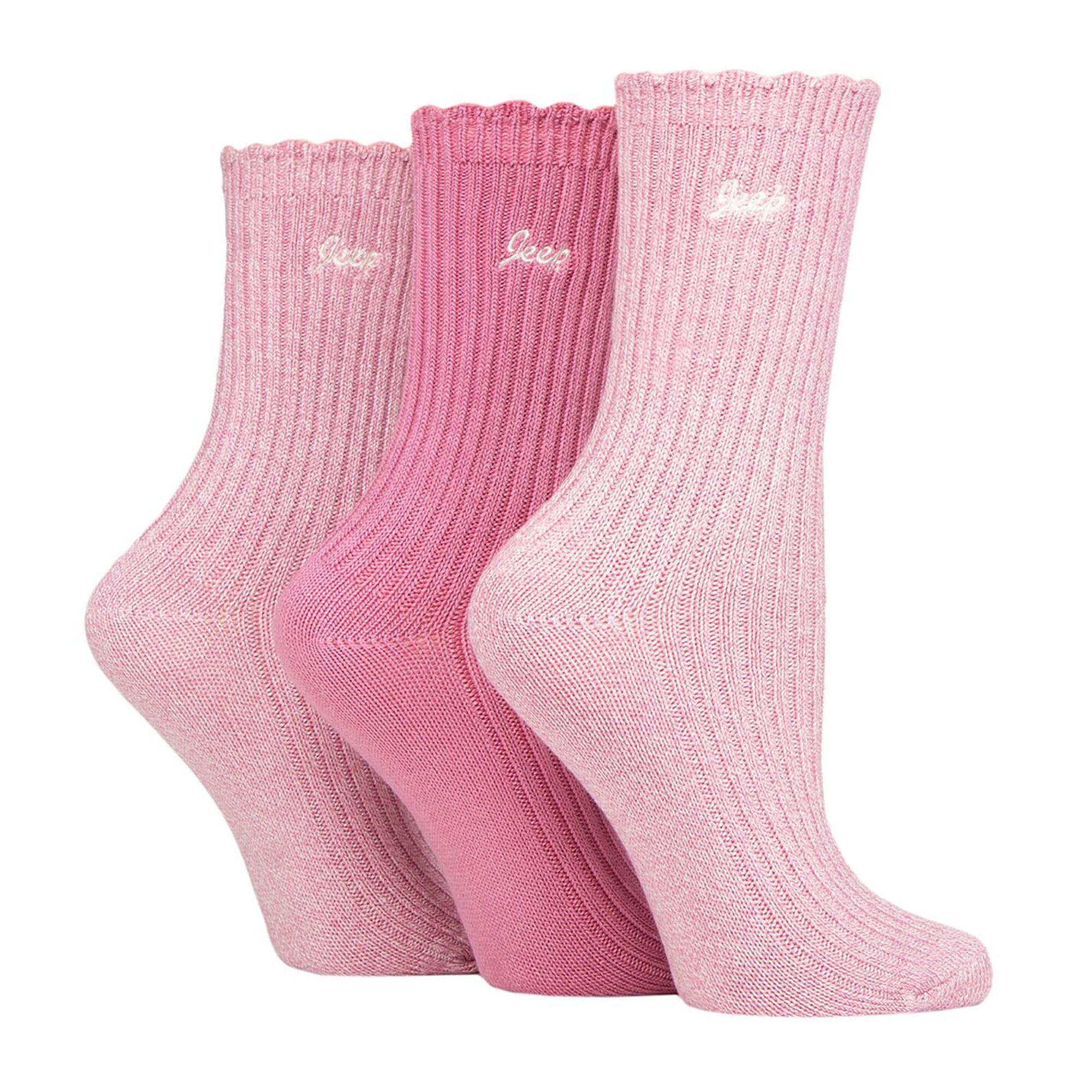 Lot de 3 paires de chaussettes en bambou super douces pour femme 3/4