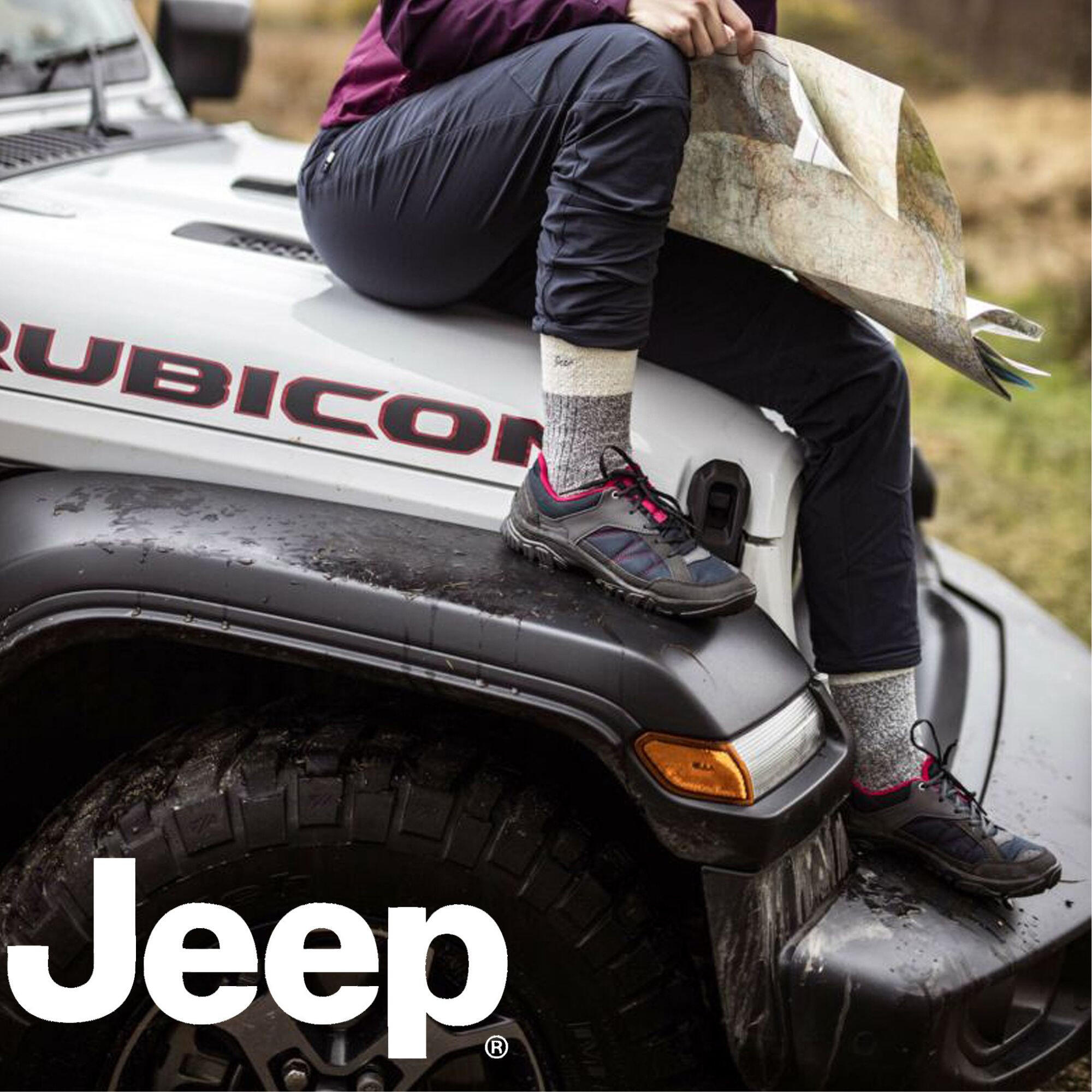 Jeep Terrain - Calze da trekking donna 3 paia di calze in cotone. 3/4