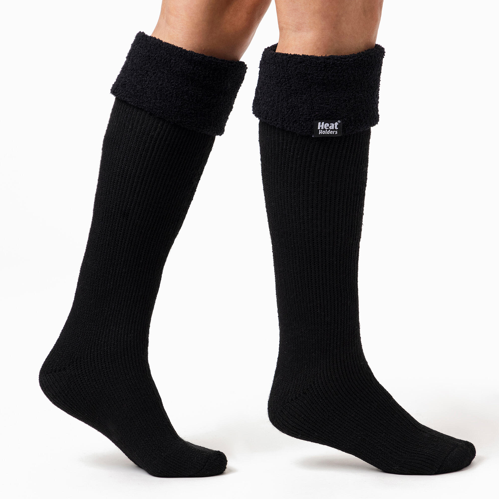 Ladies Thick Extra Long Knee High Thermal Wellington Boot Socks 4/5