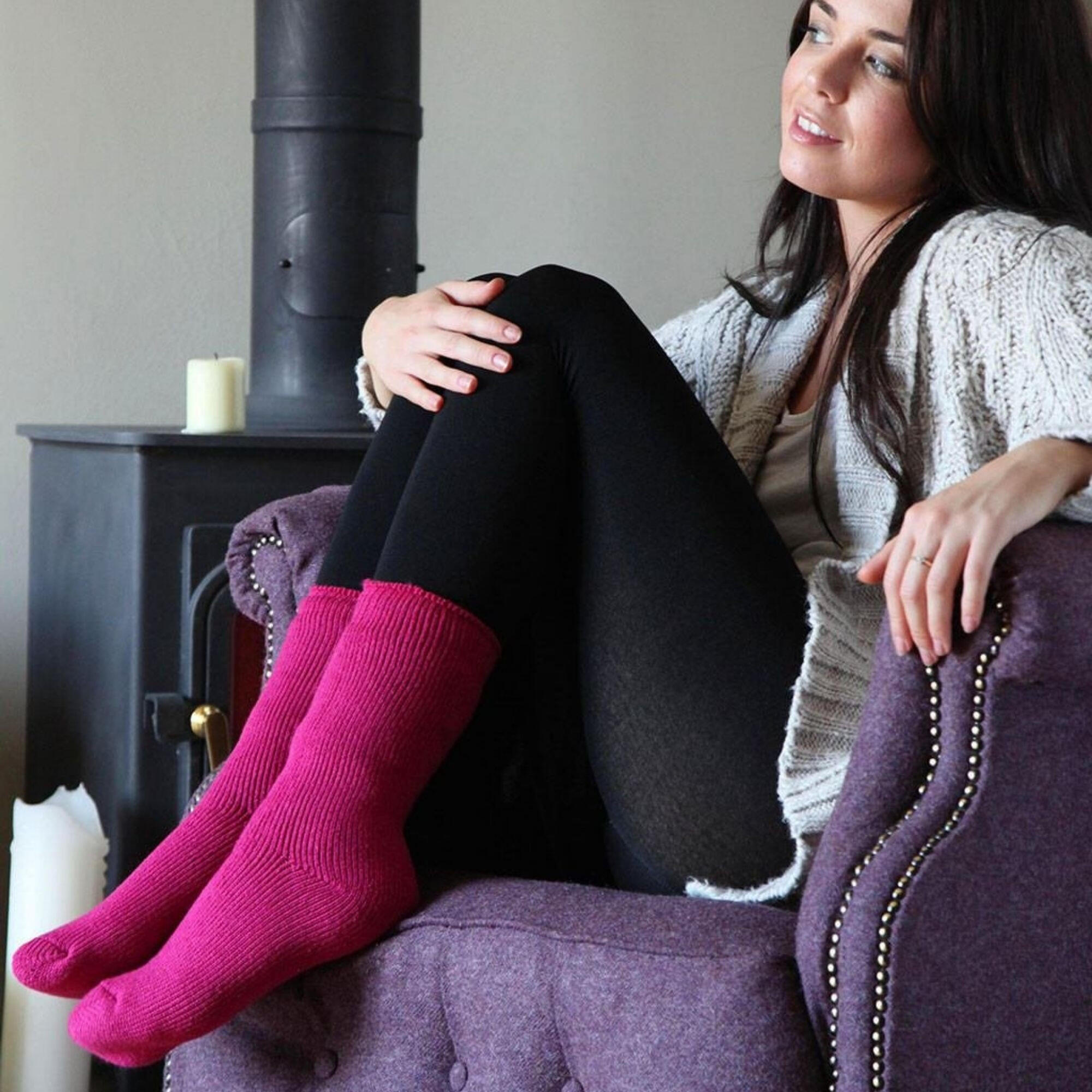 Heat Holders - Epaisse hiver chaude thermiques chaussettes femme fantaisie 4/6