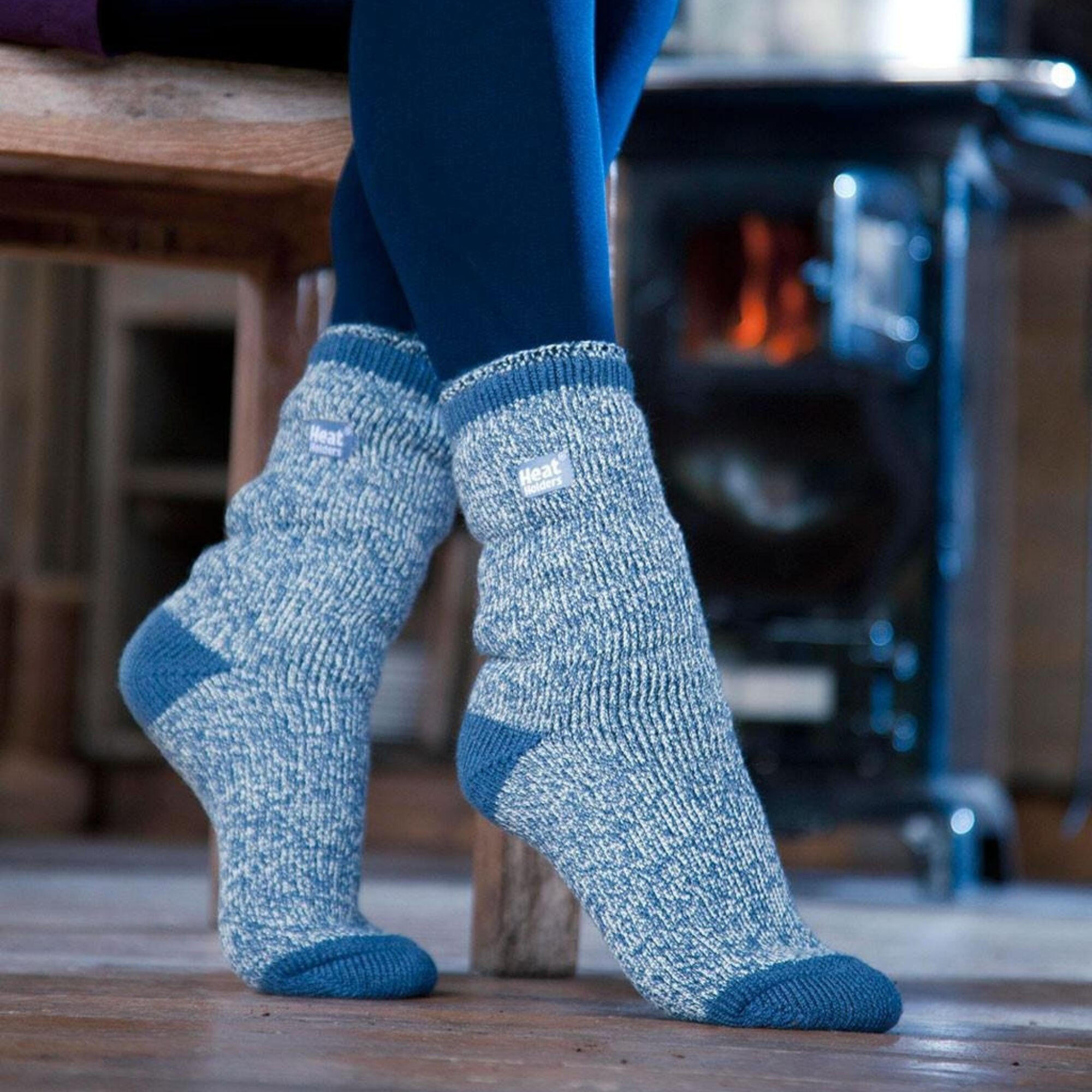 Heat Holders - Epaisse hiver chaude thermiques chaussettes femme fantaisie 5/6