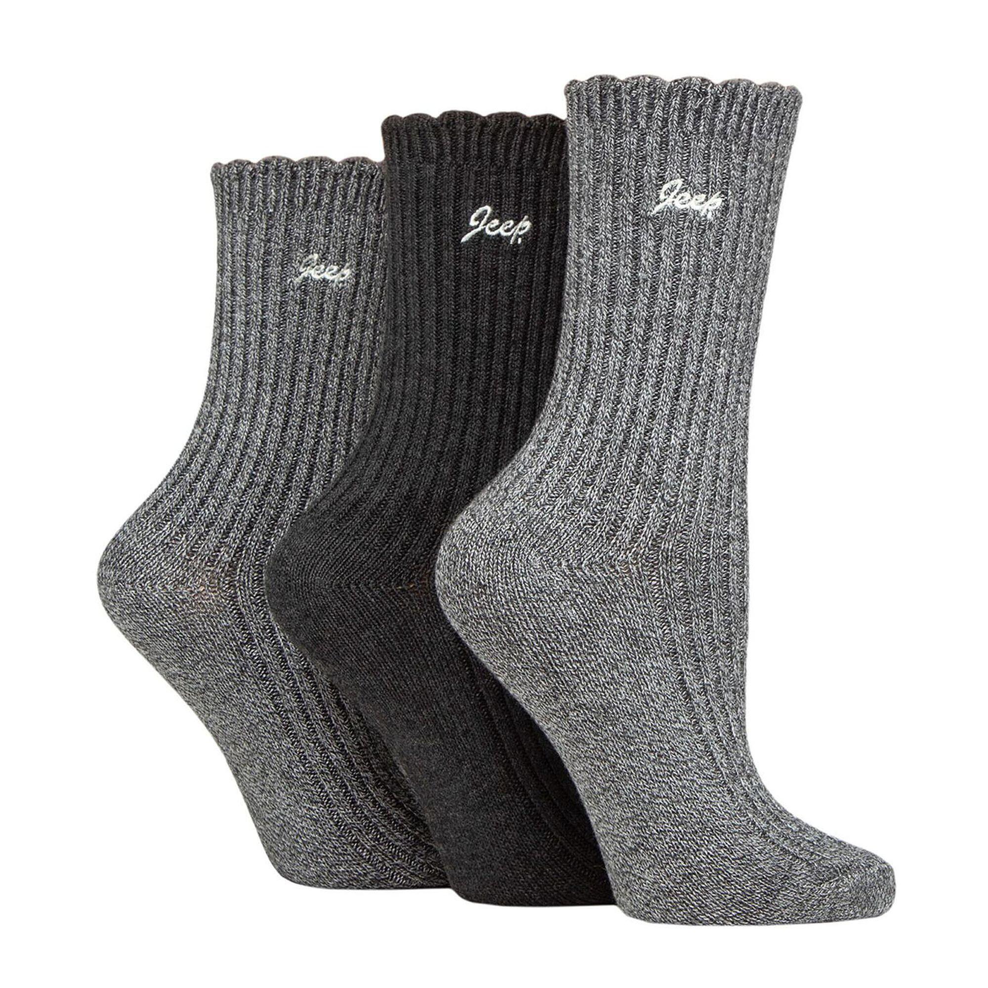 Lot de 3 paires de chaussettes en bambou super douces pour femme 3/4