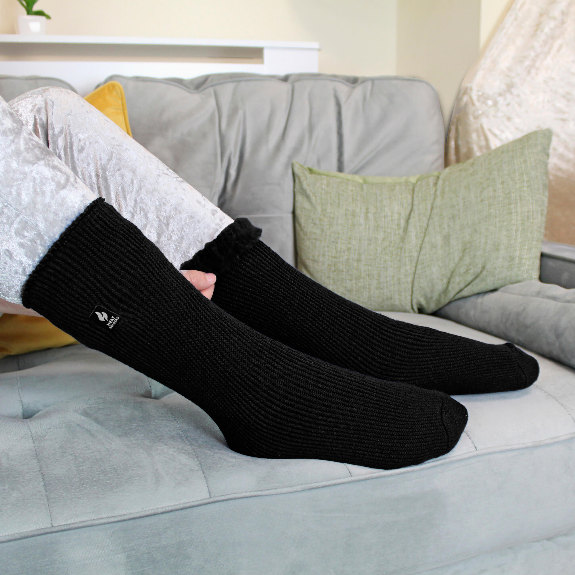 Heat Holders - Enfants chaussettes thermiques chaudes polaire pour hiver 4/6