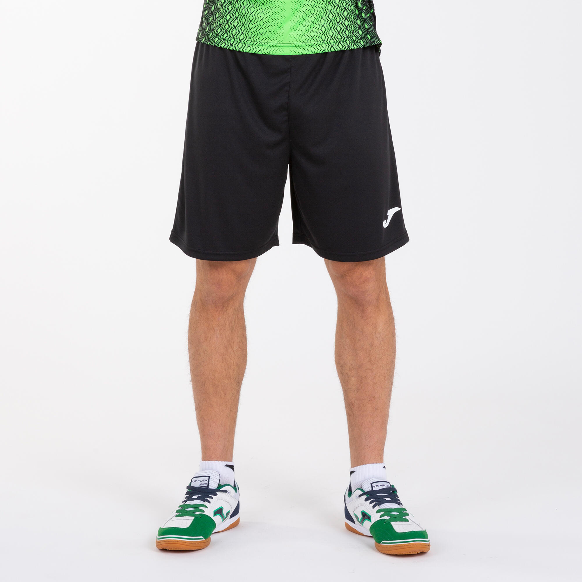Short Fútbol Hombre Joma Nobel Negro 2/7
