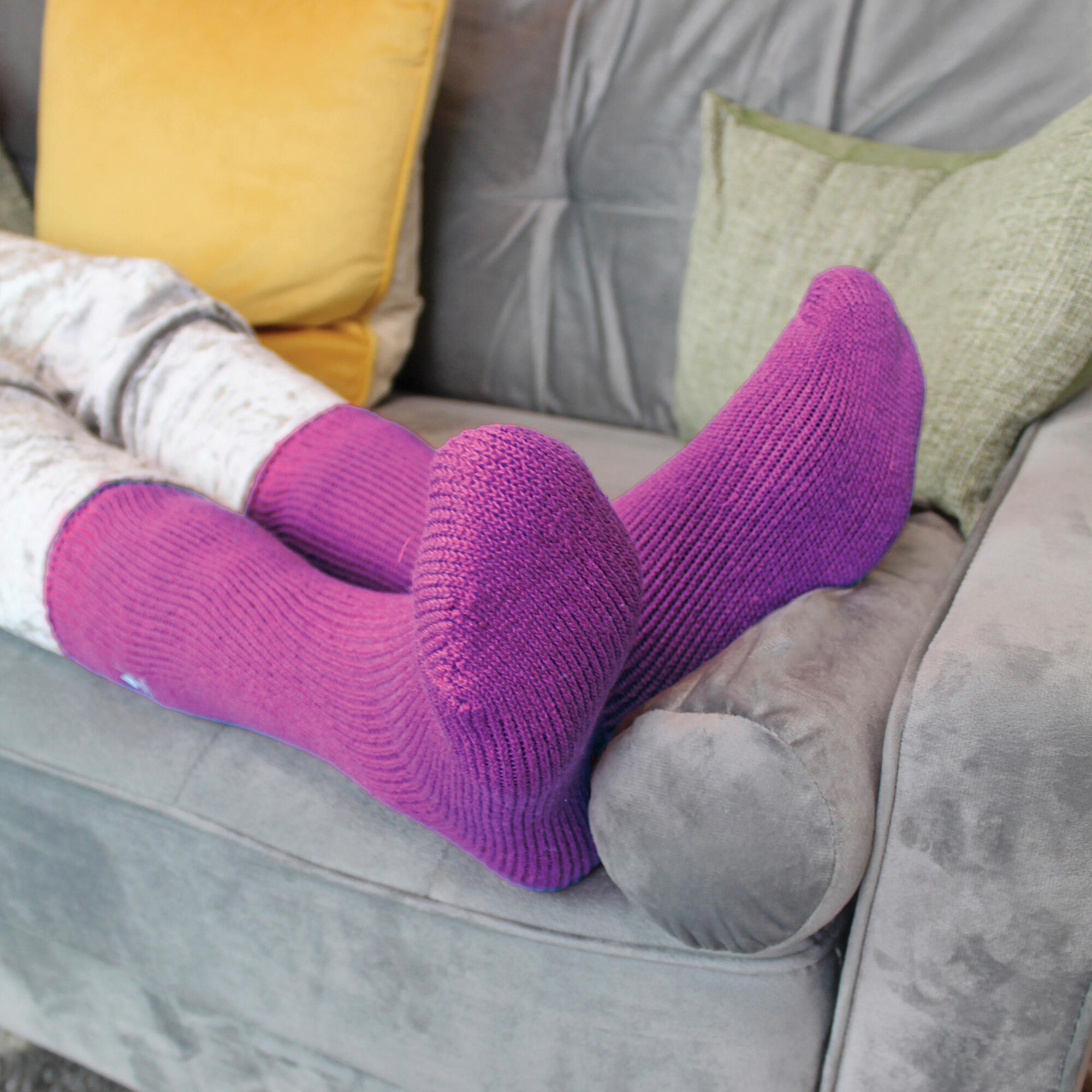 Heat Holders - Enfants chaussettes thermiques chaudes polaire pour hiver 3/6