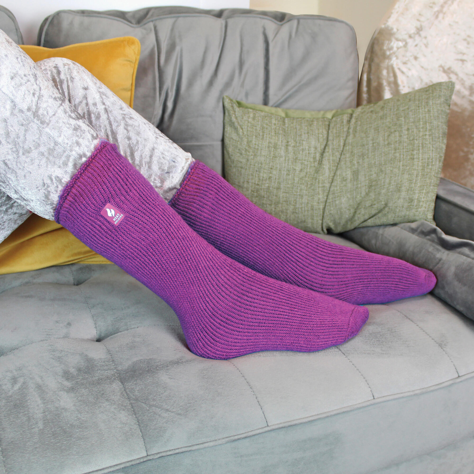 Heat Holders - Enfants chaussettes thermiques chaudes polaire pour hiver 4/6