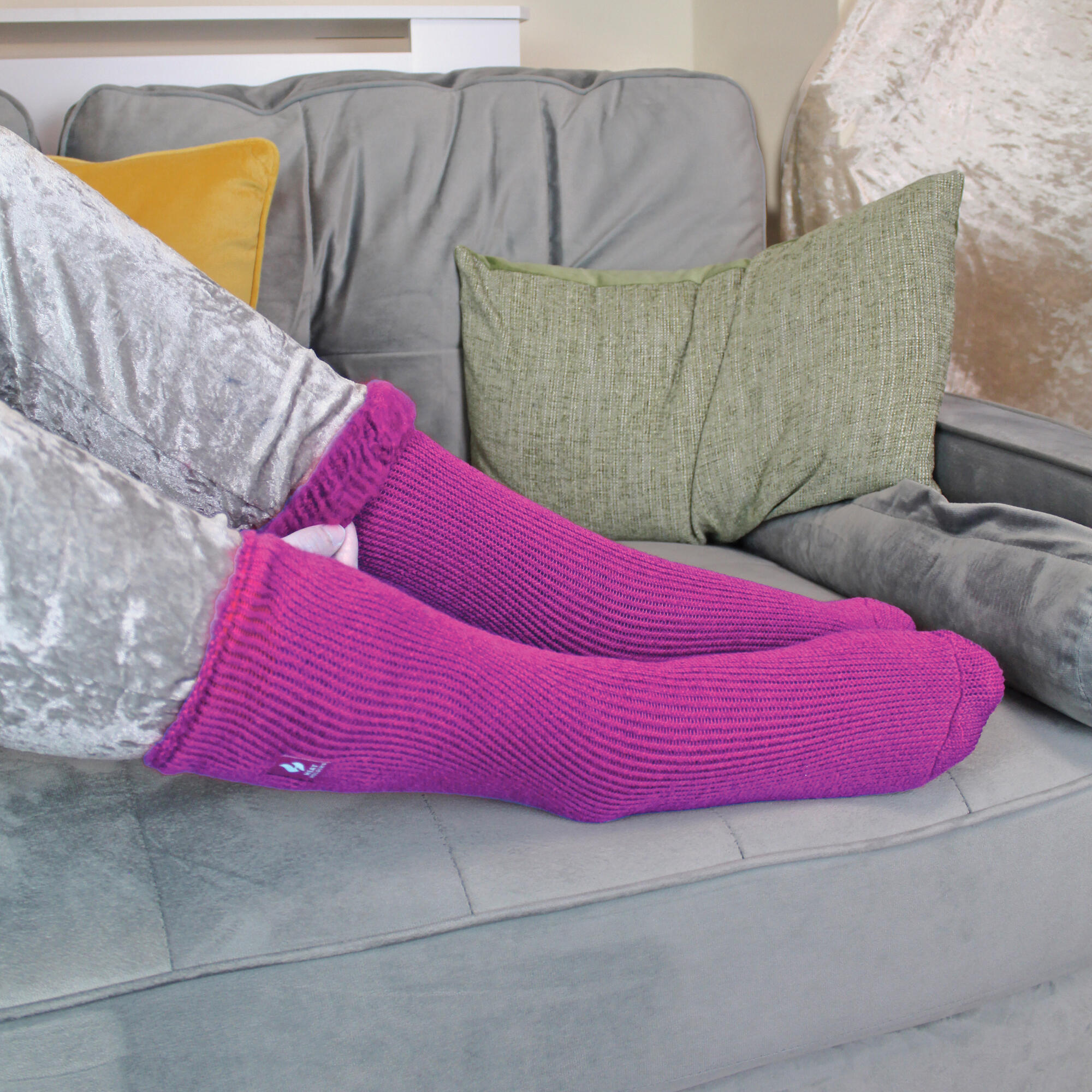 Heat Holders - Enfants chaussettes thermiques chaudes polaire pour hiver 5/6