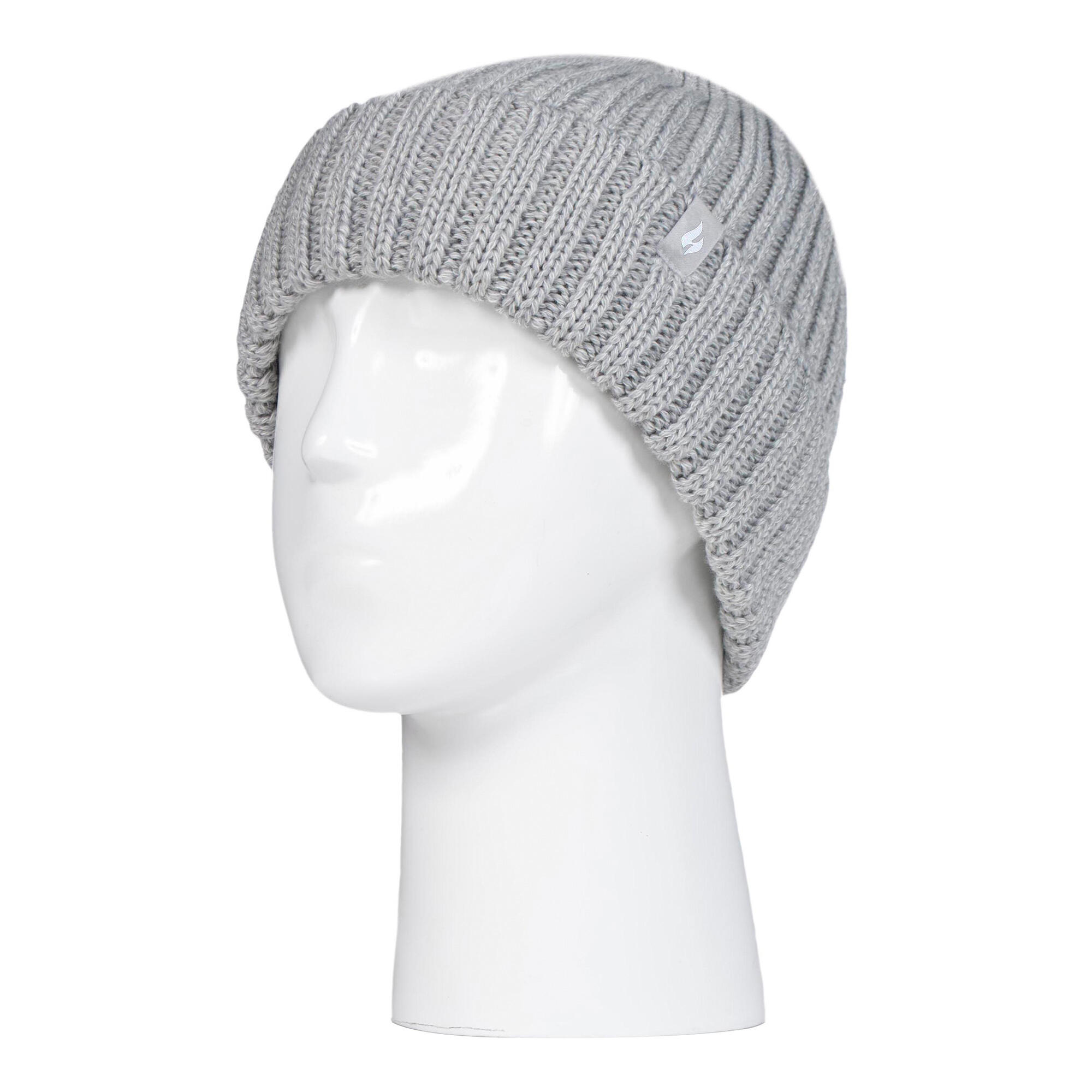 Heat Holders - Mädchen Warme Plüsch Mütze mit Pompon | Winter StrickMütze Bommel 3/4