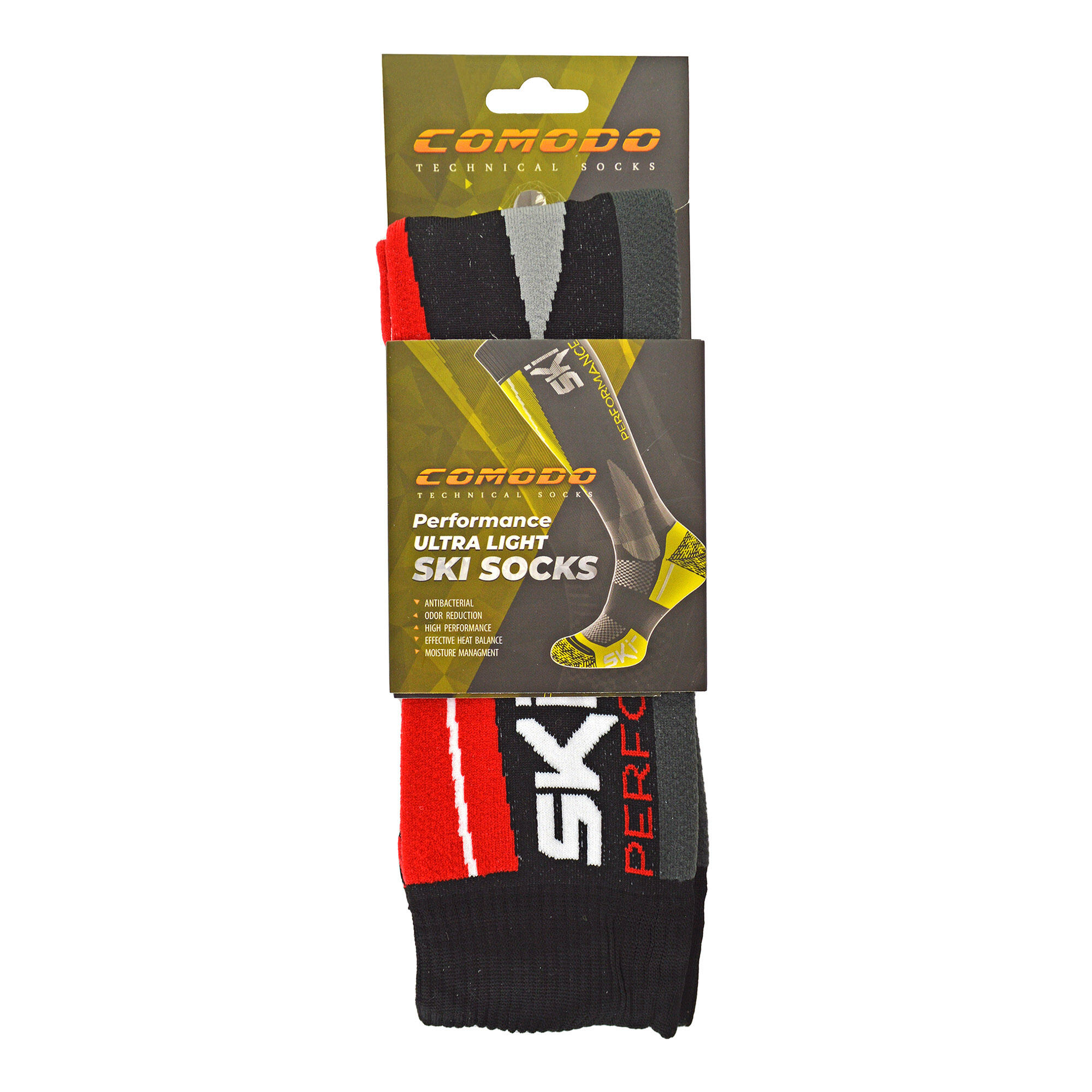 High-Performance Knee-High Unisex Snowboard Socks for Skiing 2/4