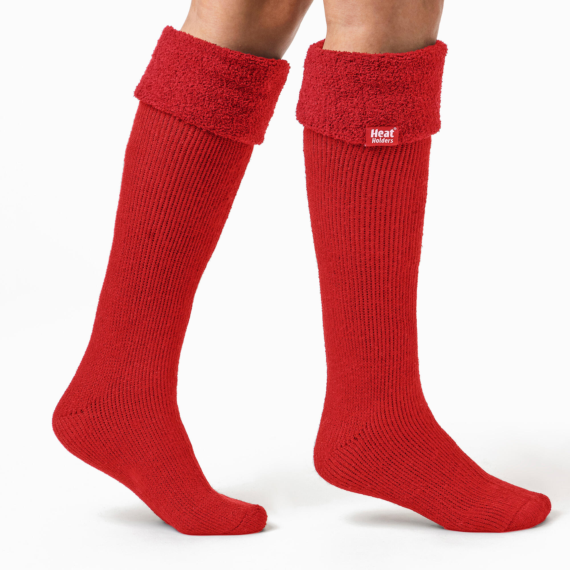 Ladies Thick Extra Long Knee High Thermal Wellington Boot Socks 4/5
