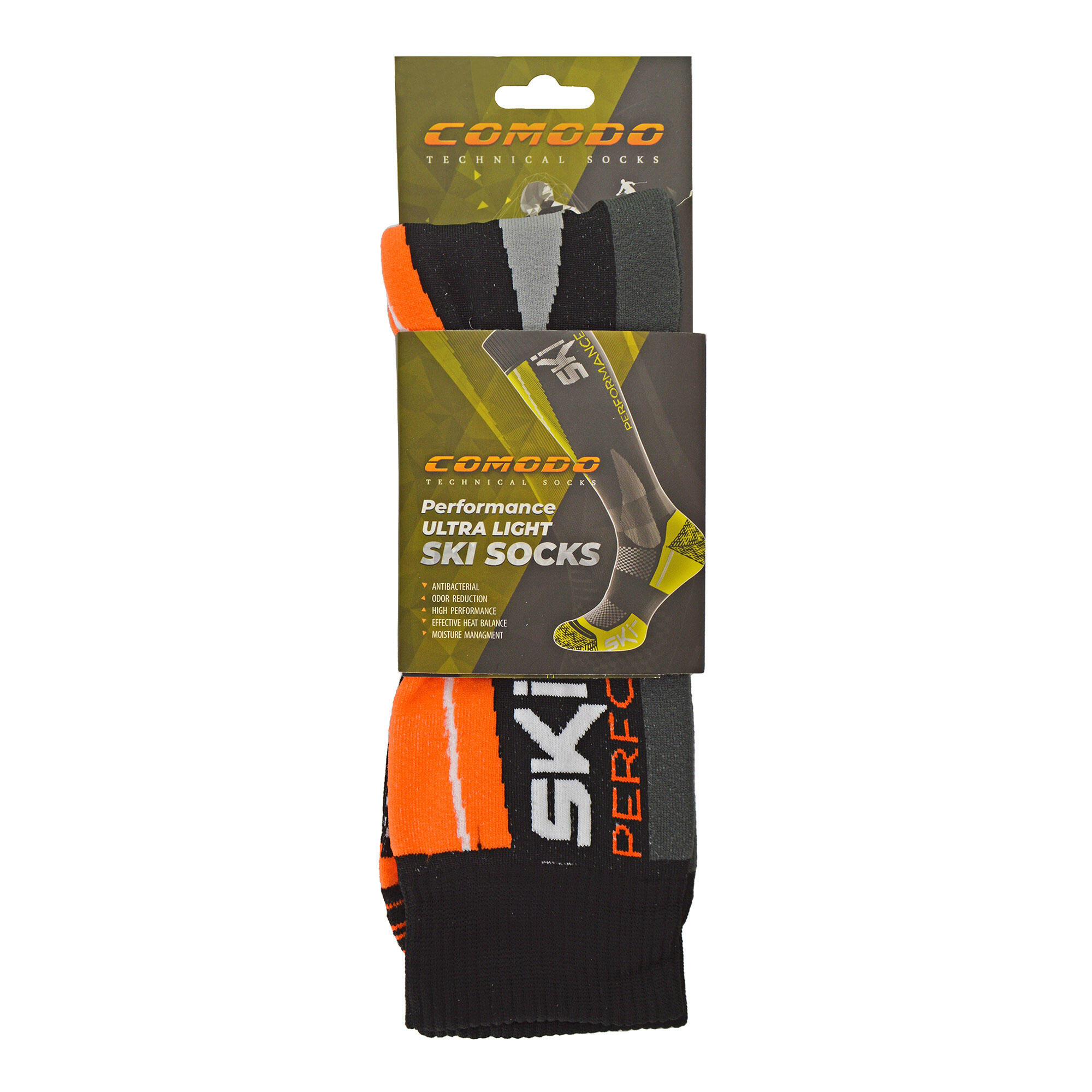 High-Performance Knee-High Unisex Snowboard Socks for Skiing 2/3