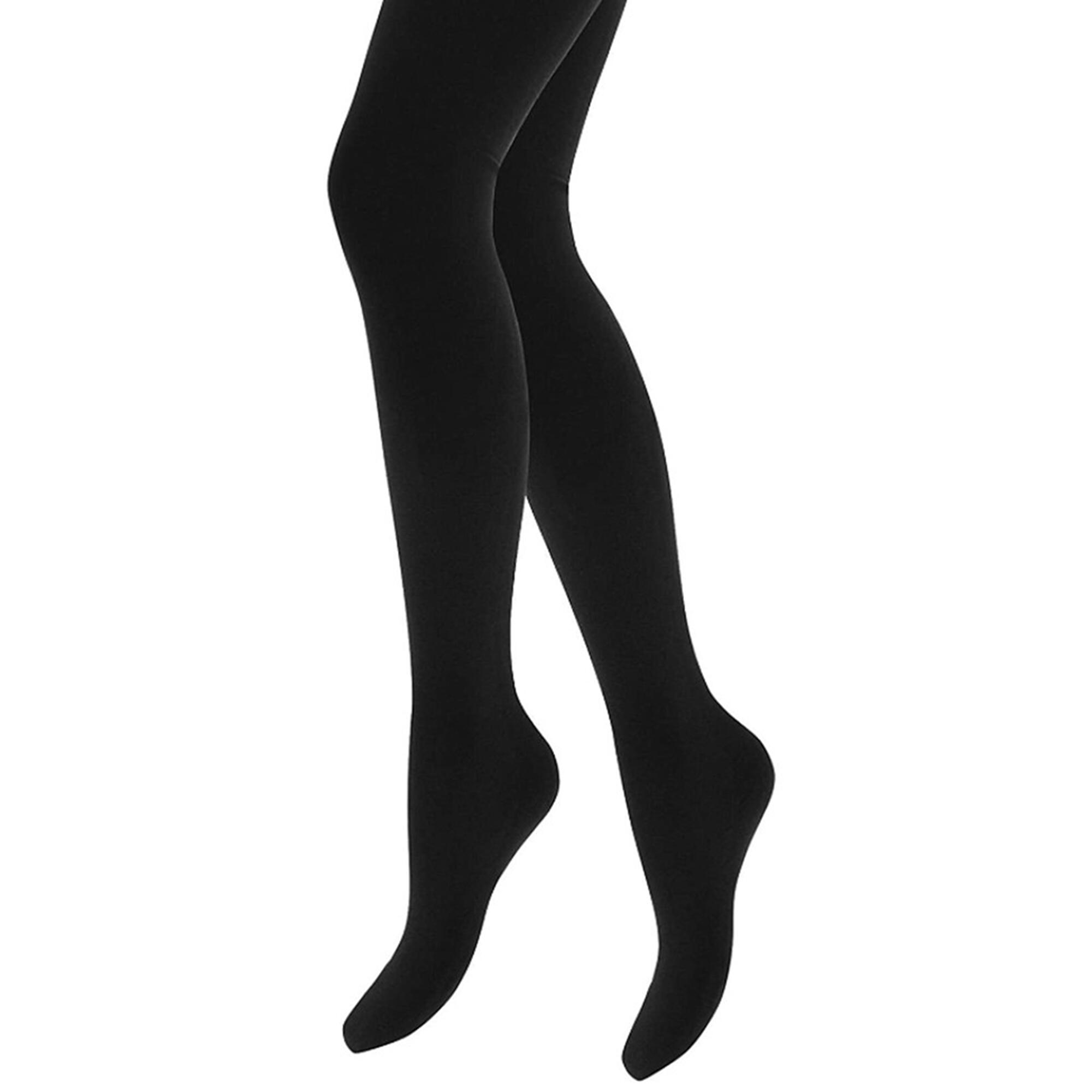 3 Pair Multipack Girls Fleece Lined Opaque Thermal Tights for Winter 4/4