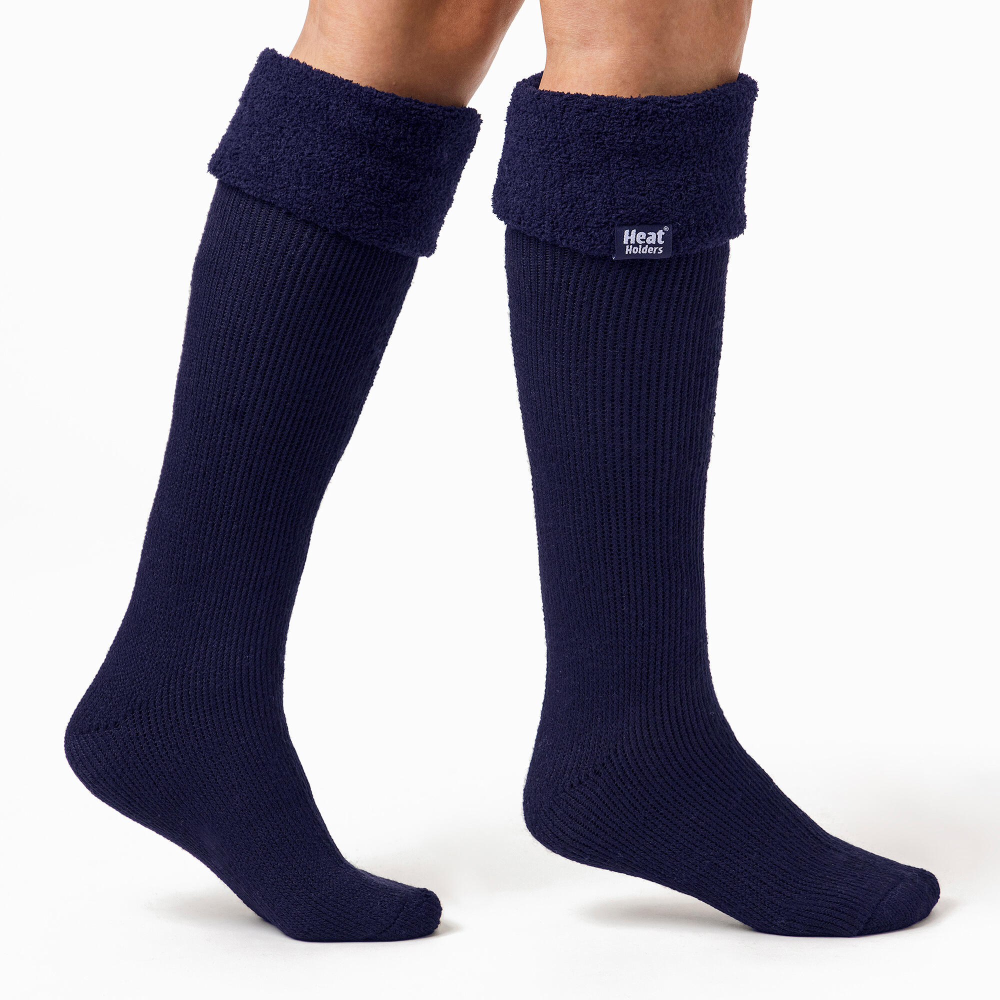 Ladies Thick Extra Long Knee High Thermal Wellington Boot Socks 4/5