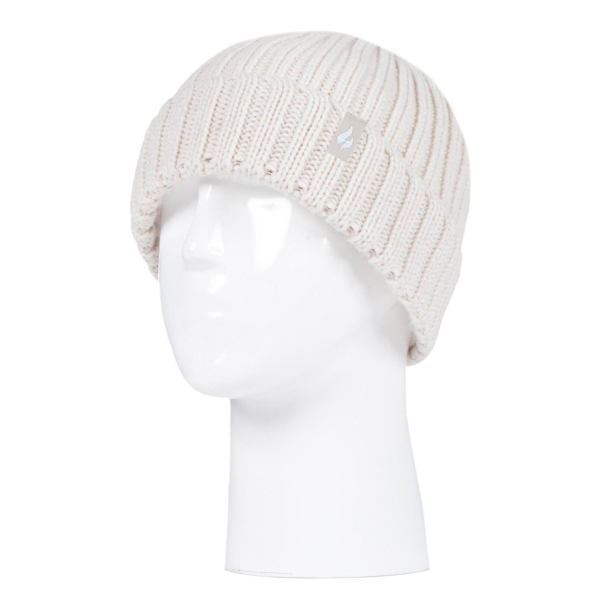 Heat Holders - Mädchen Warme Plüsch Mütze mit Pompon | Winter StrickMütze Bommel 3/4