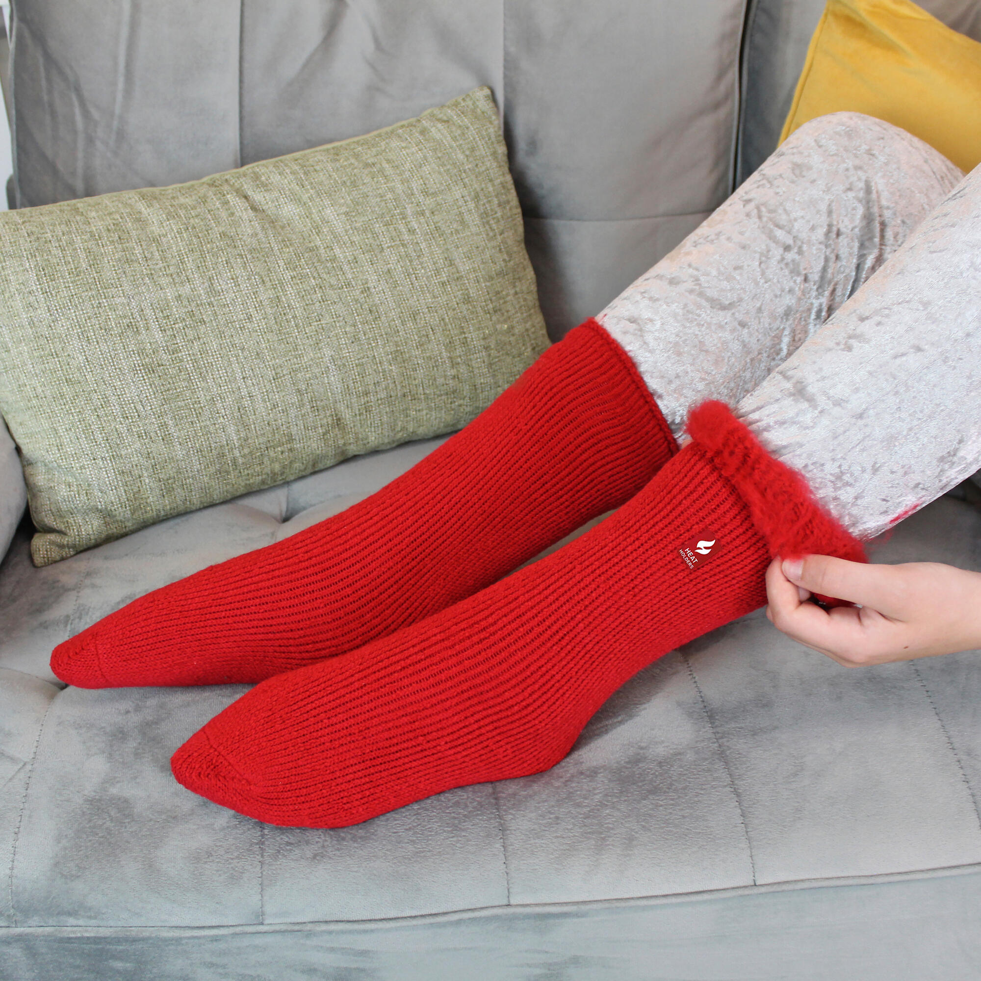 Heat Holders - Enfants chaussettes thermiques chaudes polaire pour hiver 4/6