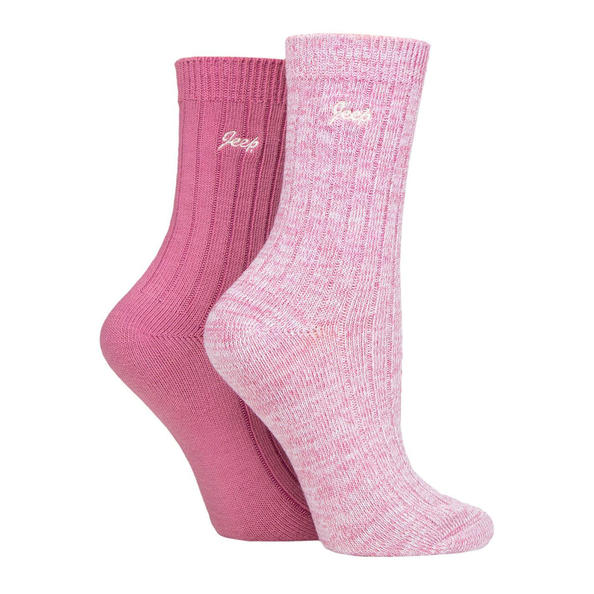 Jeep - Calzini Stivale Donna Soffice 2 Paia Performance Trekking 3/4