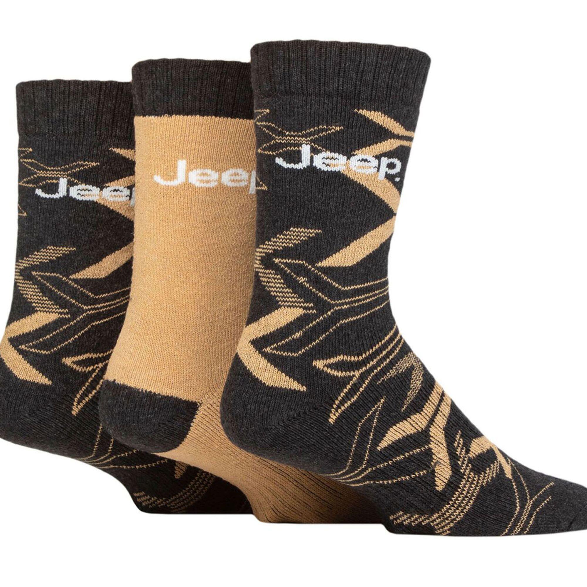 Jeep - Calzini Trekking Mimetici Uomo 3 Paia 3/4