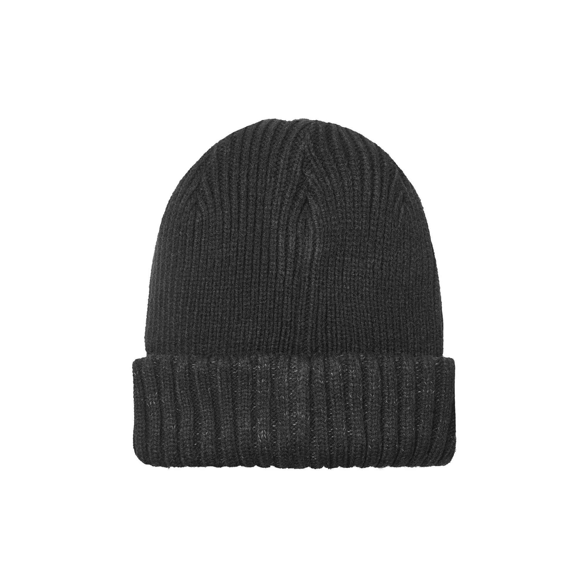 Mens Waterproof Cold Weather Roll Cuff Beanie Hat 2/5
