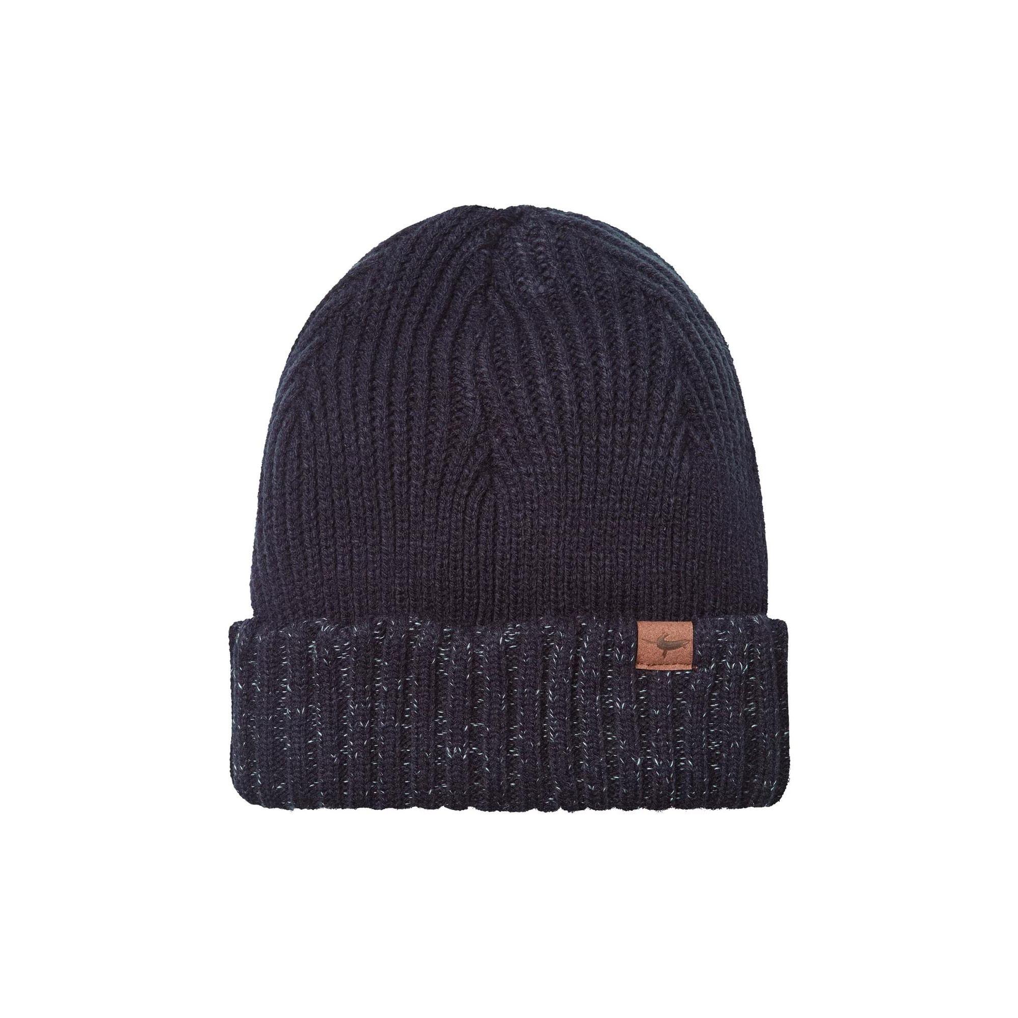 SEALSKINZ Mens Waterproof Cold Weather Roll Cuff Beanie Hat