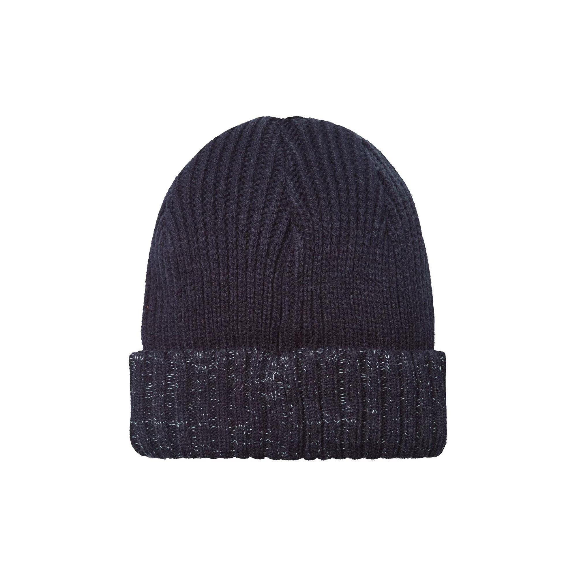 Mens Waterproof Cold Weather Roll Cuff Beanie Hat 2/5