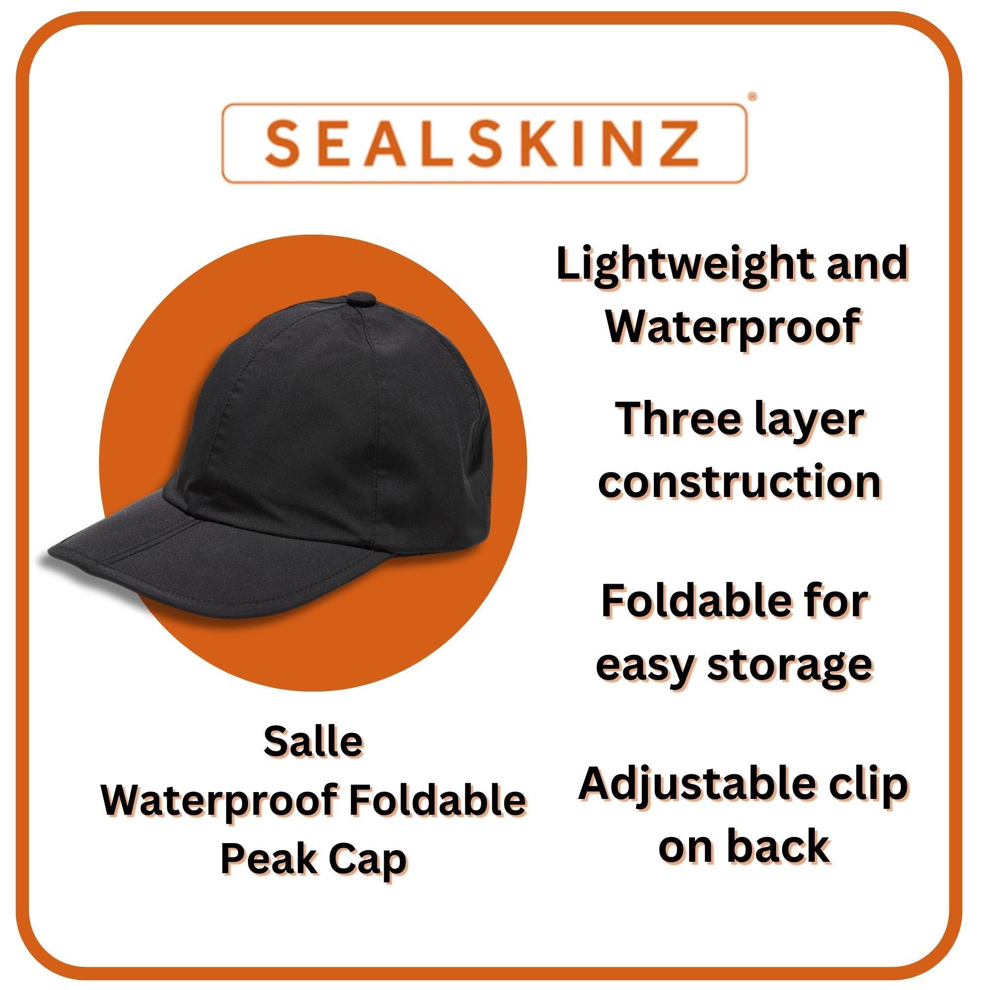 Mens Waterproof Foldable Peak Cap 3/4