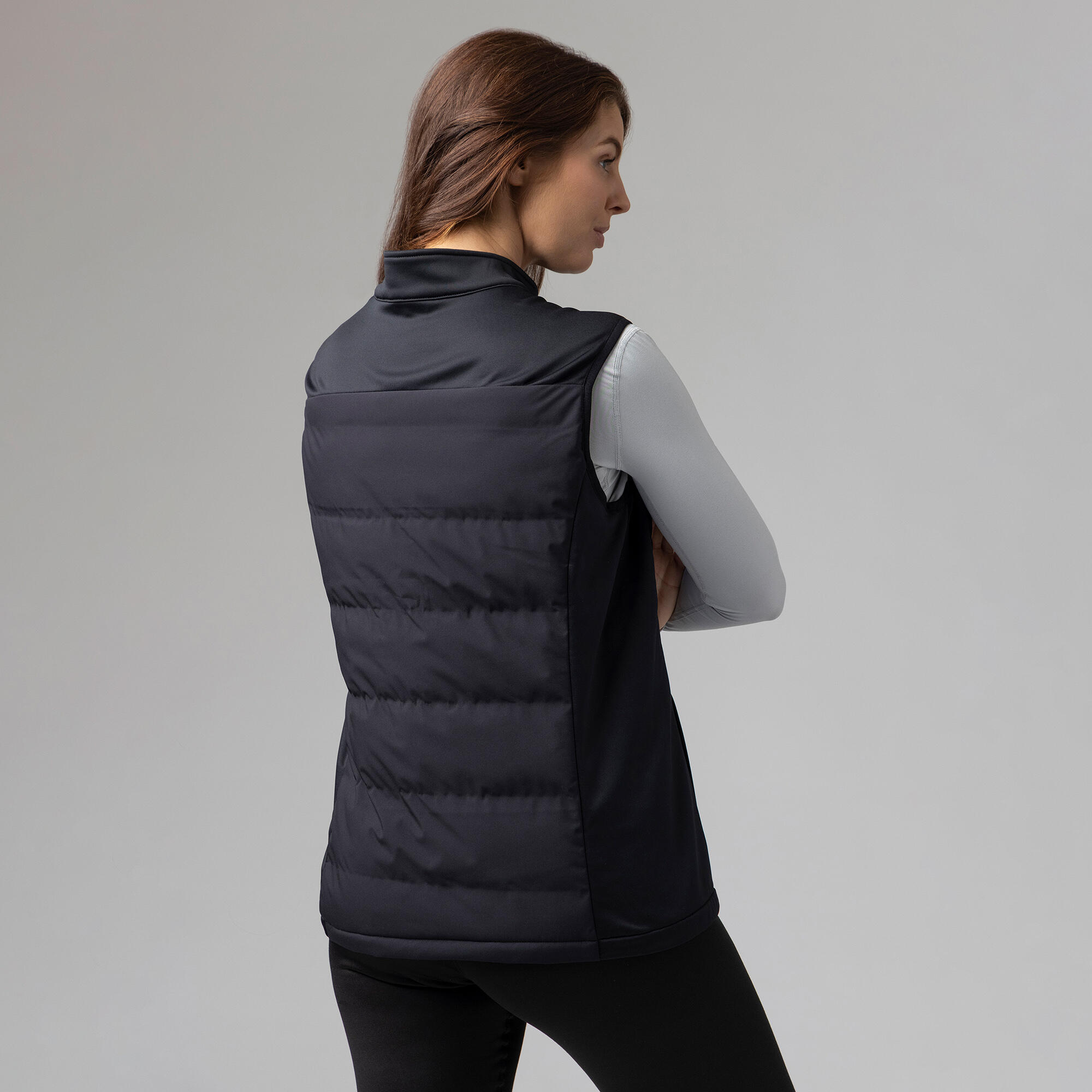 Winter Insulated Women's Hybrid Vest | Fleece-Lined Sleeveless Gilet 5/5