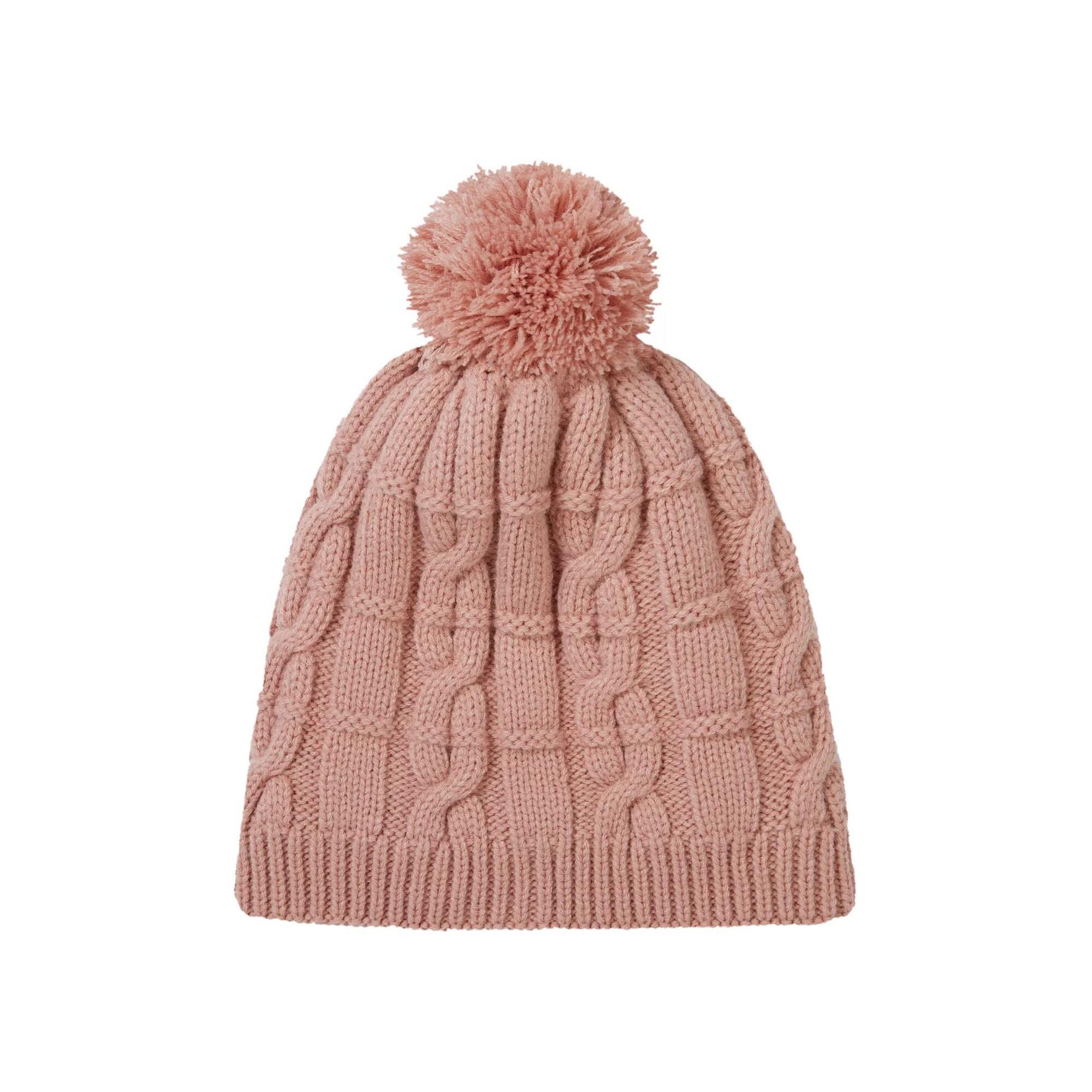 Mens & Ladies Waterproof Cold Weather Cable Knit Bobble Hat 2/3