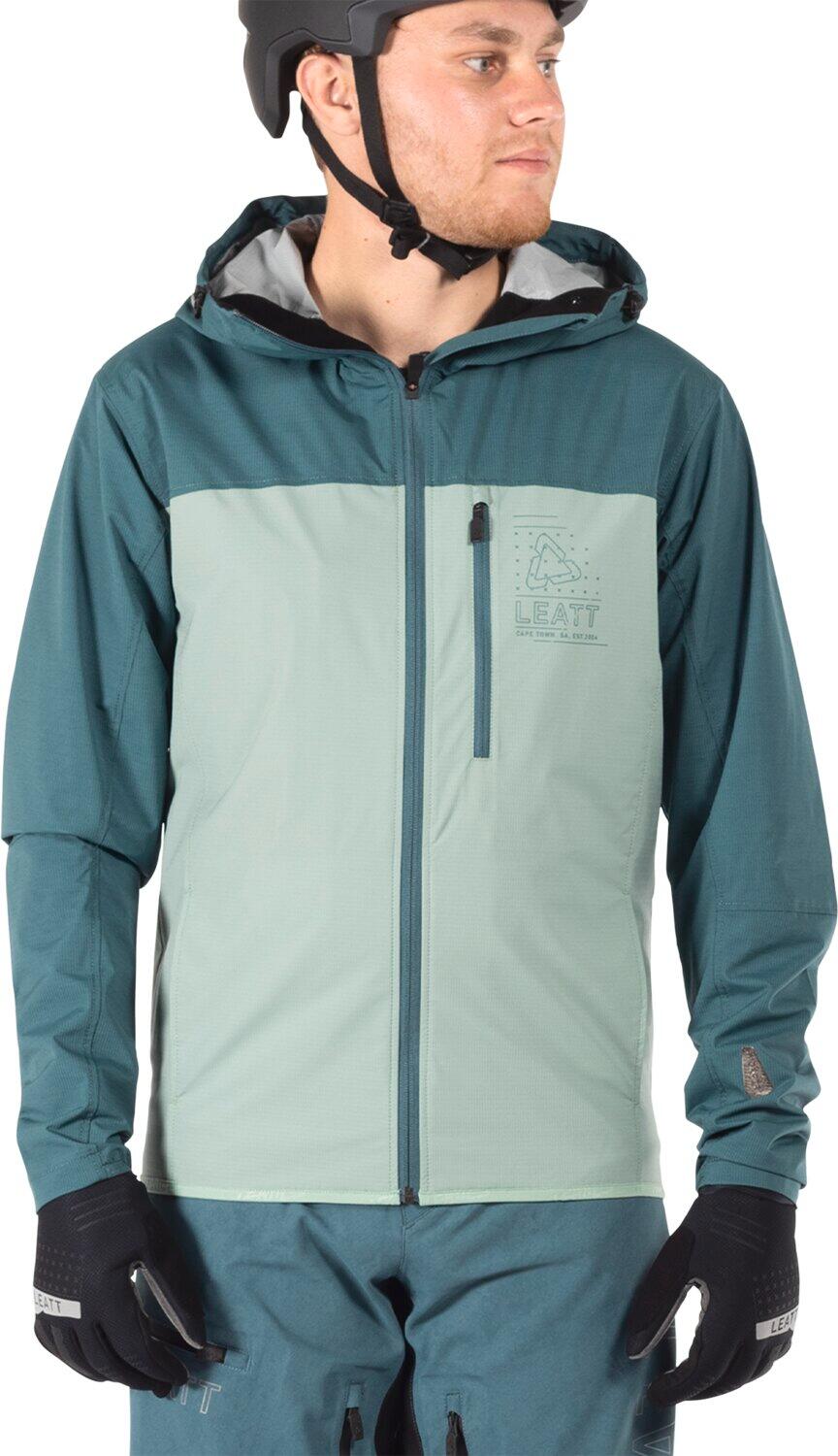 Giacca MTB Hydradri 2.0 impermeabile e traspirante  Verde Uomo 3/7