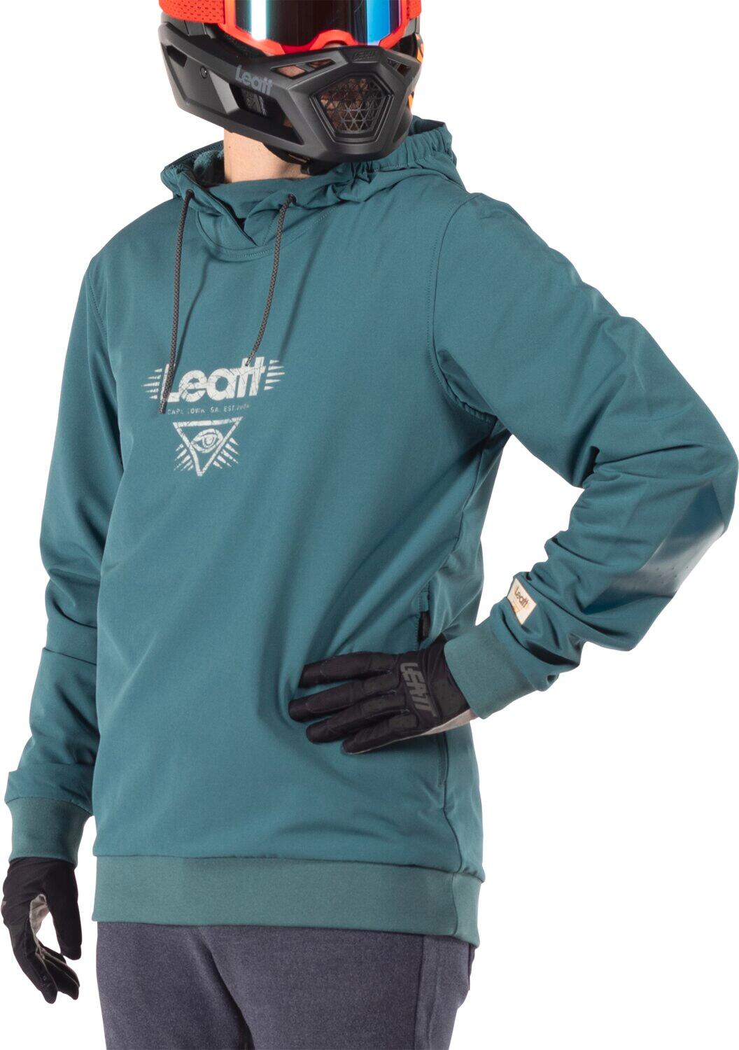 MTB-sweater Gravity 3.0 met extra bescherming op de ellebogen Lichtblauw Heren 4/7