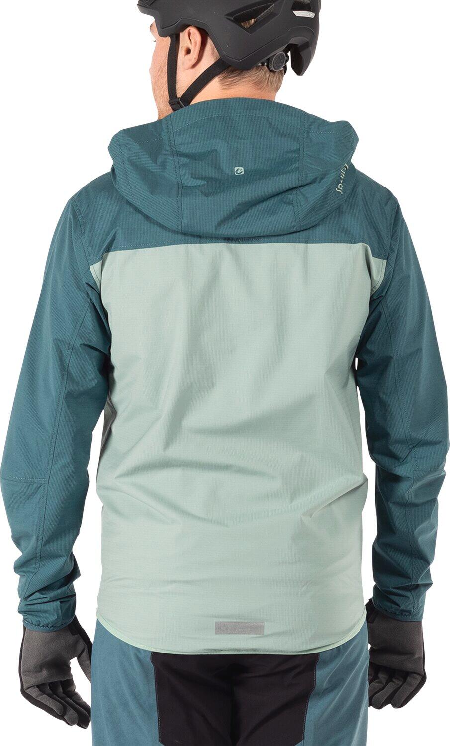 Giacca MTB Hydradri 2.0 impermeabile e traspirante  Verde Uomo 5/7