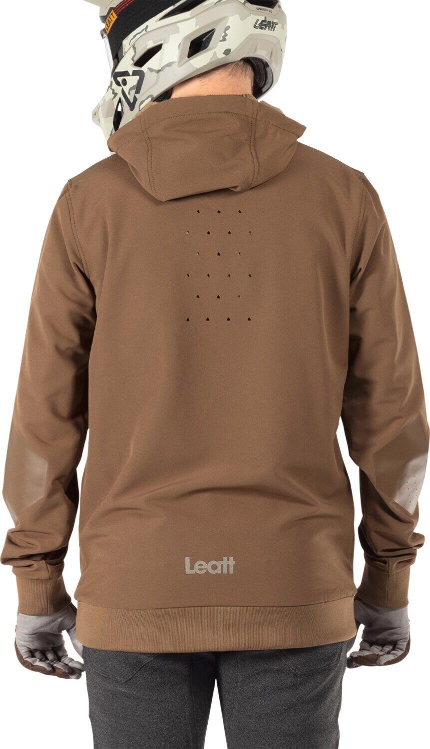 Sudadera MTB Gravity 3.0 con protección extra en los codos Marrón Hombre 5/7