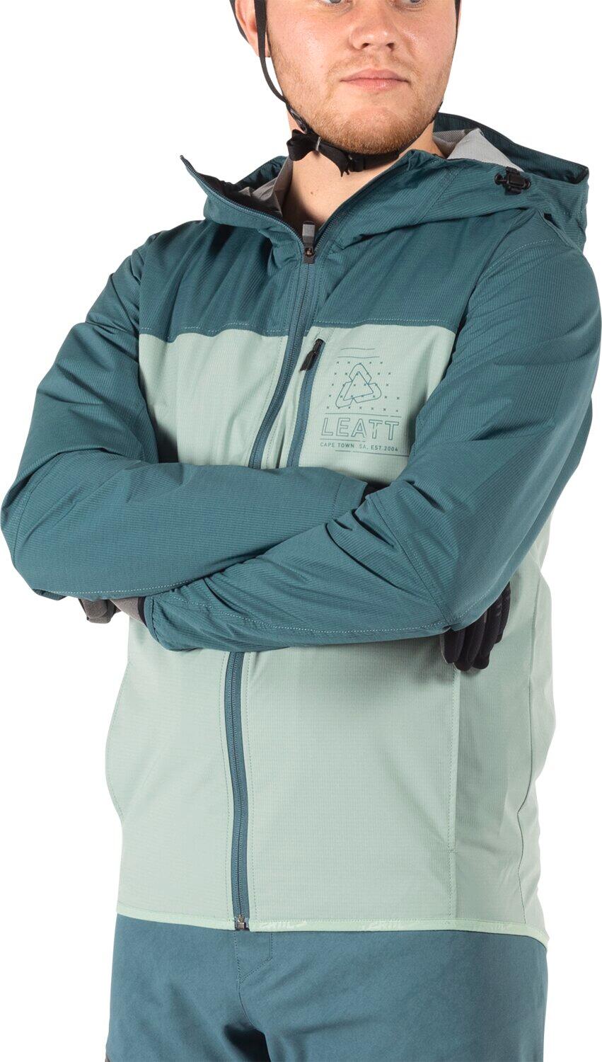 Giacca MTB Hydradri 2.0 impermeabile e traspirante  Verde Uomo 4/7