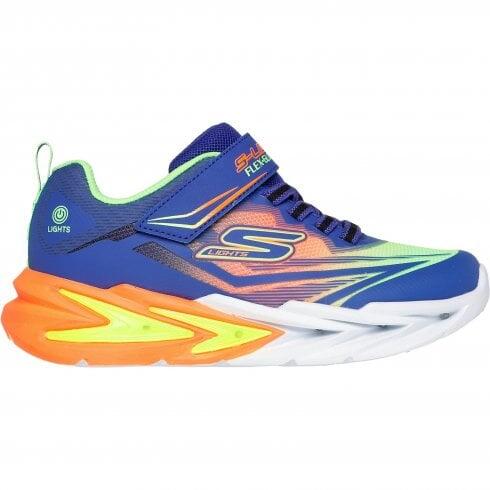 Chaussures Skechers lights glow ultra Bleu 7/7