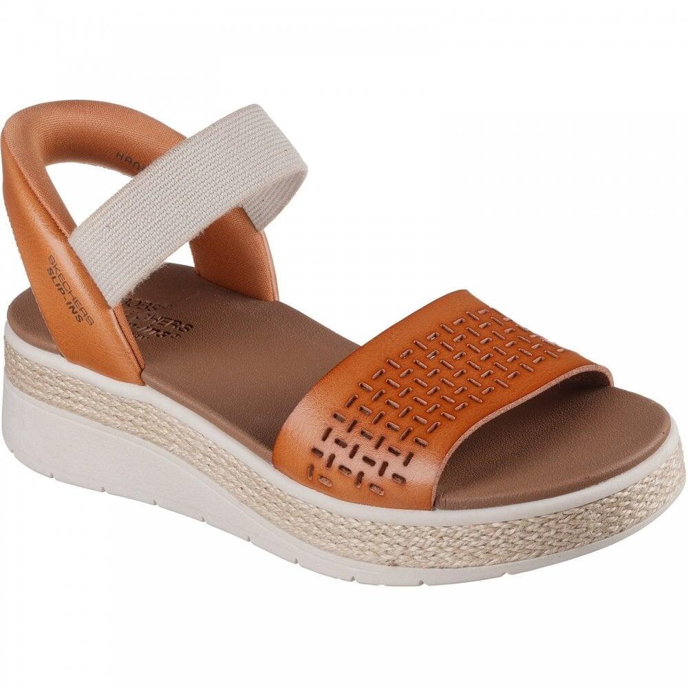 SANDALE FEMME Skechers Slip-ins Bobs Sun Ray MARRON 3/7