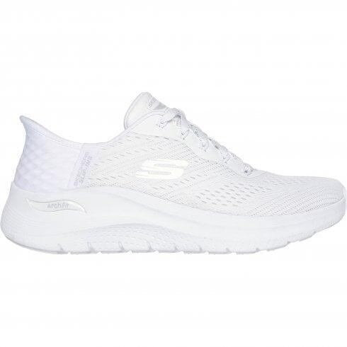 Zapatilla Mujer Skechers Slip-ins Arch Fit 2-0 Easy Chic Blanca 7/7