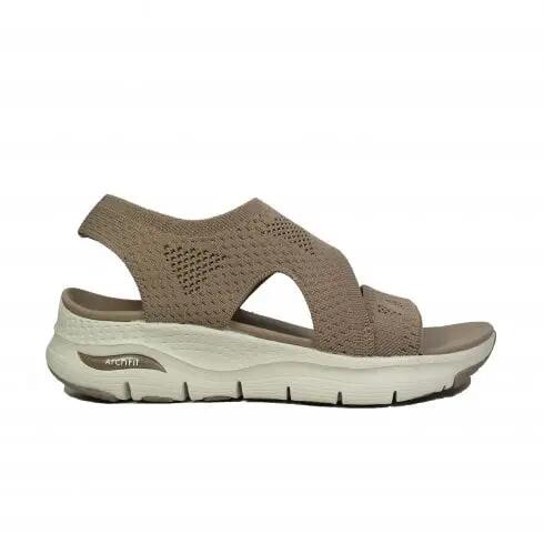 Skechers Cali 119458/MOC , Sandalia Mujer,Tejido Moca 7/7