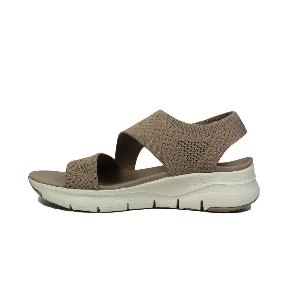 Skechers Cali 119458/MOC , Sandalia Mujer,Tejido Moca 6/7