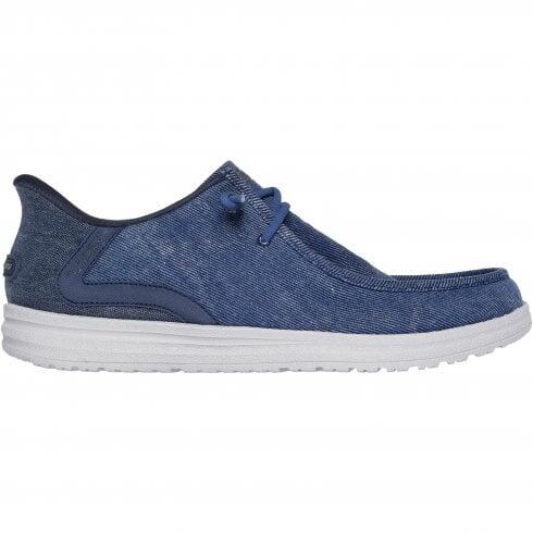 BLUCHER Walaby HOMME Skechers Melson CORnado Lona Envejecida Denim 7/7