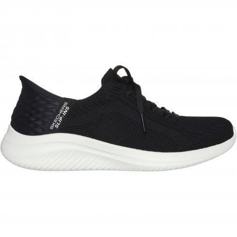 149710/blk Ultra Flex 3.0-brilliant Path Womens Sports Low Top Slip On Trainers 7/7