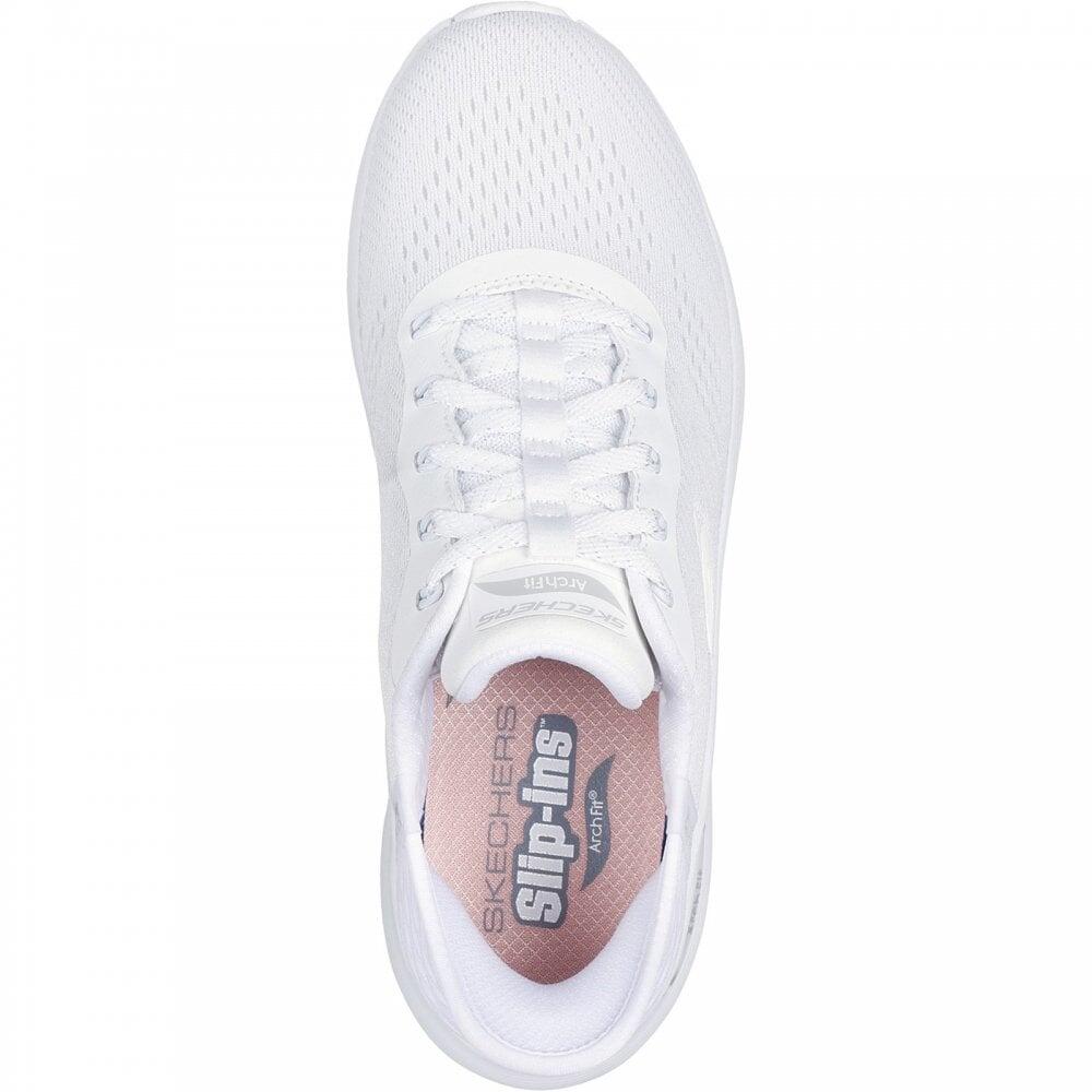 Zapatilla Mujer Skechers Slip-ins Arch Fit 2-0 Easy Chic Blanca 5/7