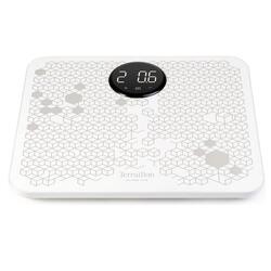 Pèse personne et électrostimulateur blanc