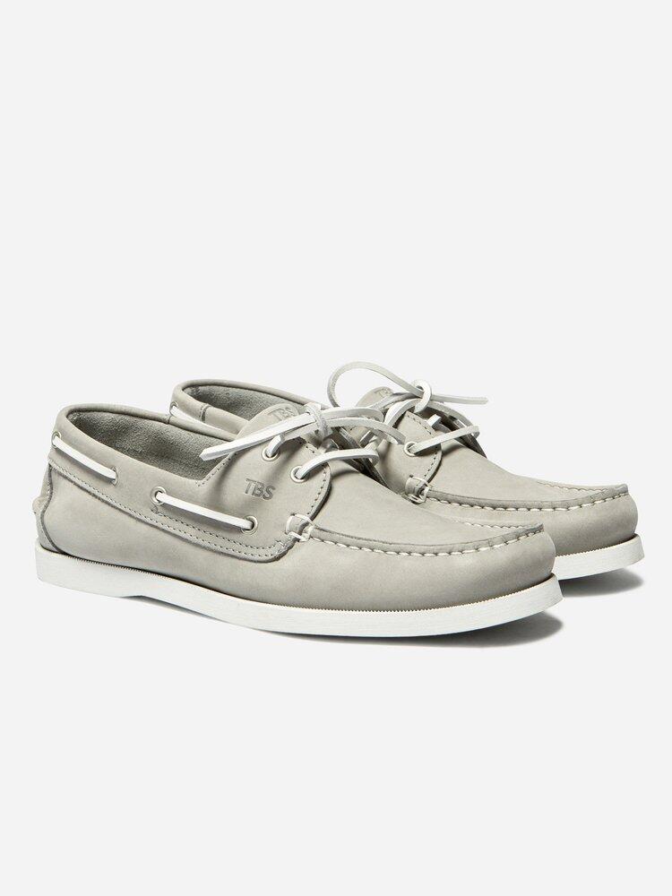 Chaussures bateau Homme - PHENIS Gris 2/5
