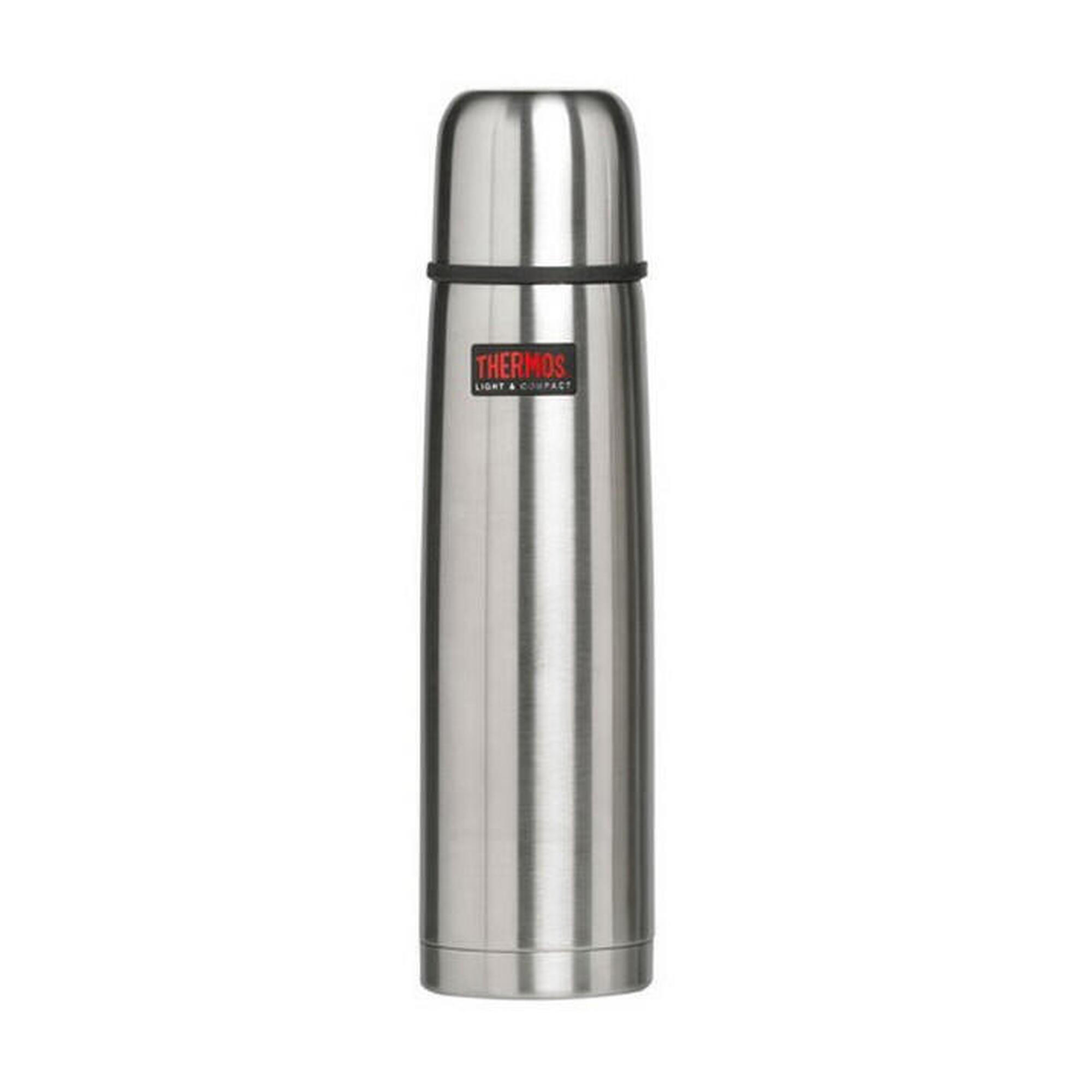 Thermos - Bouteille Isotherme 1l Inox - Bouteille Isotherme - Gris - Decathlon
