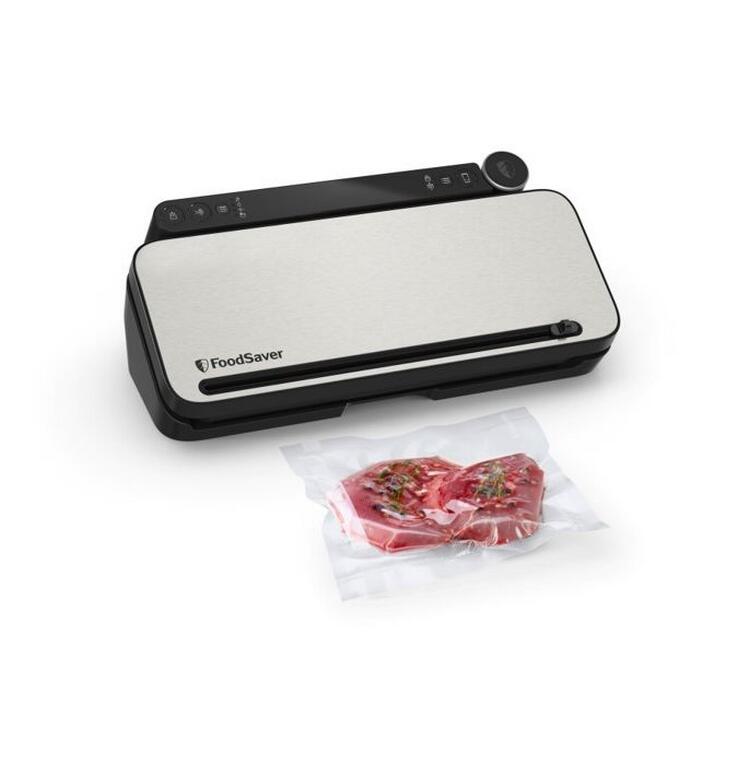 Appareil à emballage sous vide 130w inox/noir 2/7