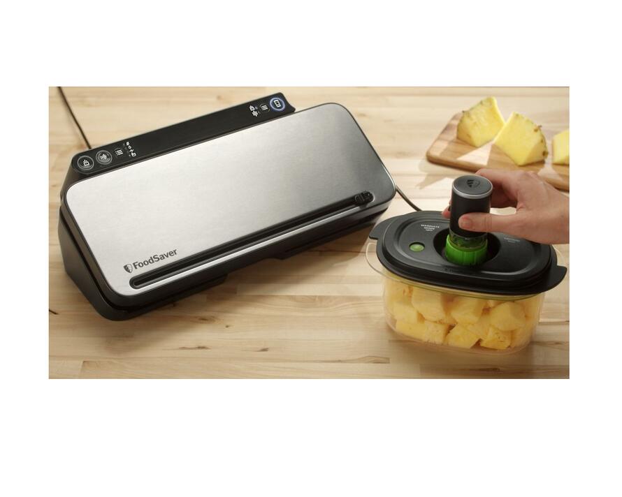 Appareil à emballage sous vide 130w inox/noir 4/7