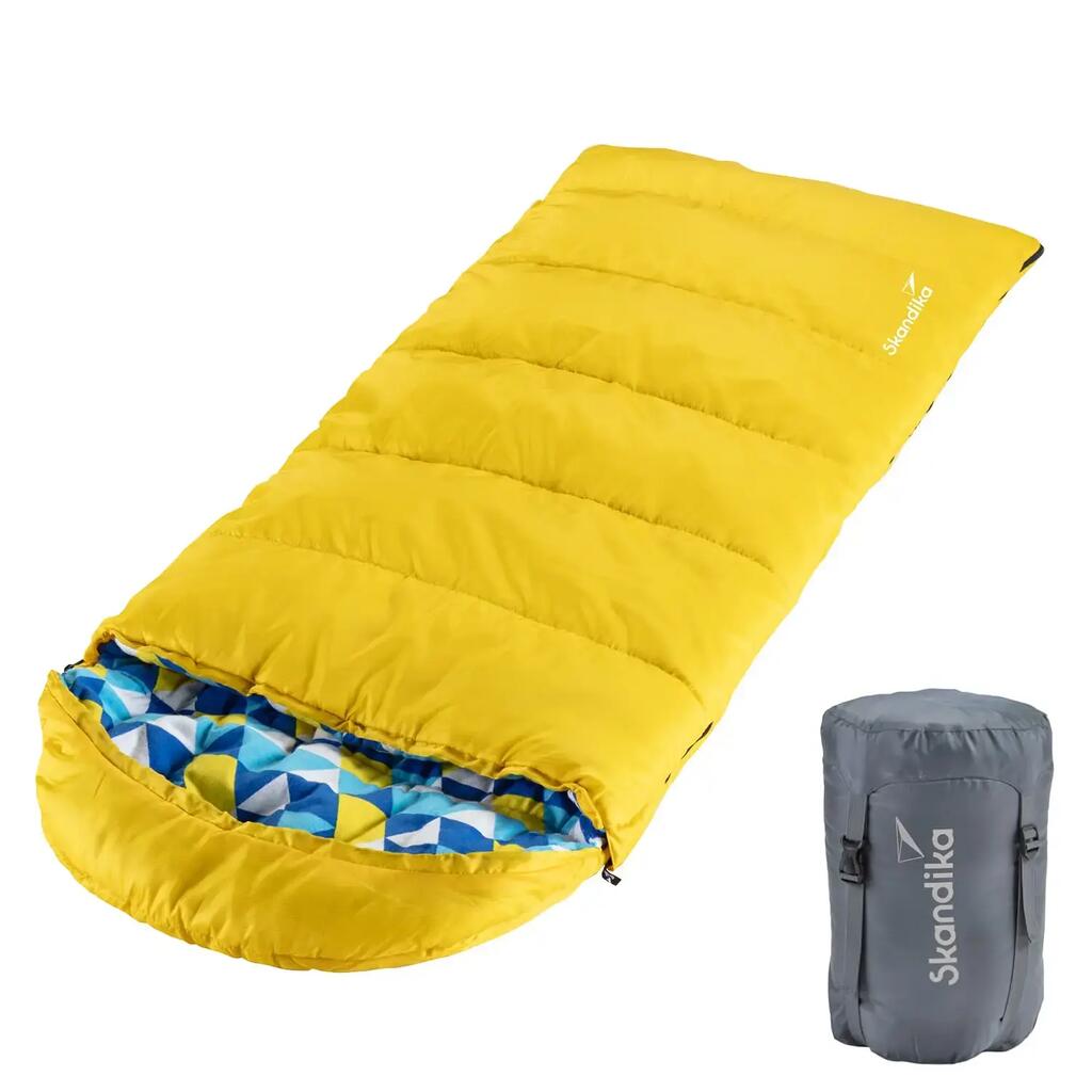 Dundee Junior Kids’ Sleeping Bag – 2‑Way Zip with Inner Velcro Pocket