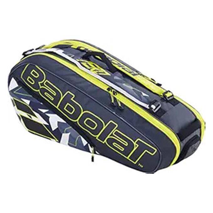 Babolat RH6 Pure Aero Professional Tennis Kit Bag|Fits in 6 Tennis Rackets Within 1 Insulated Compartment| 2 Side Pockets| Highly Durable Ergonomically Designed for Men, Women Players| 2023 Launch
