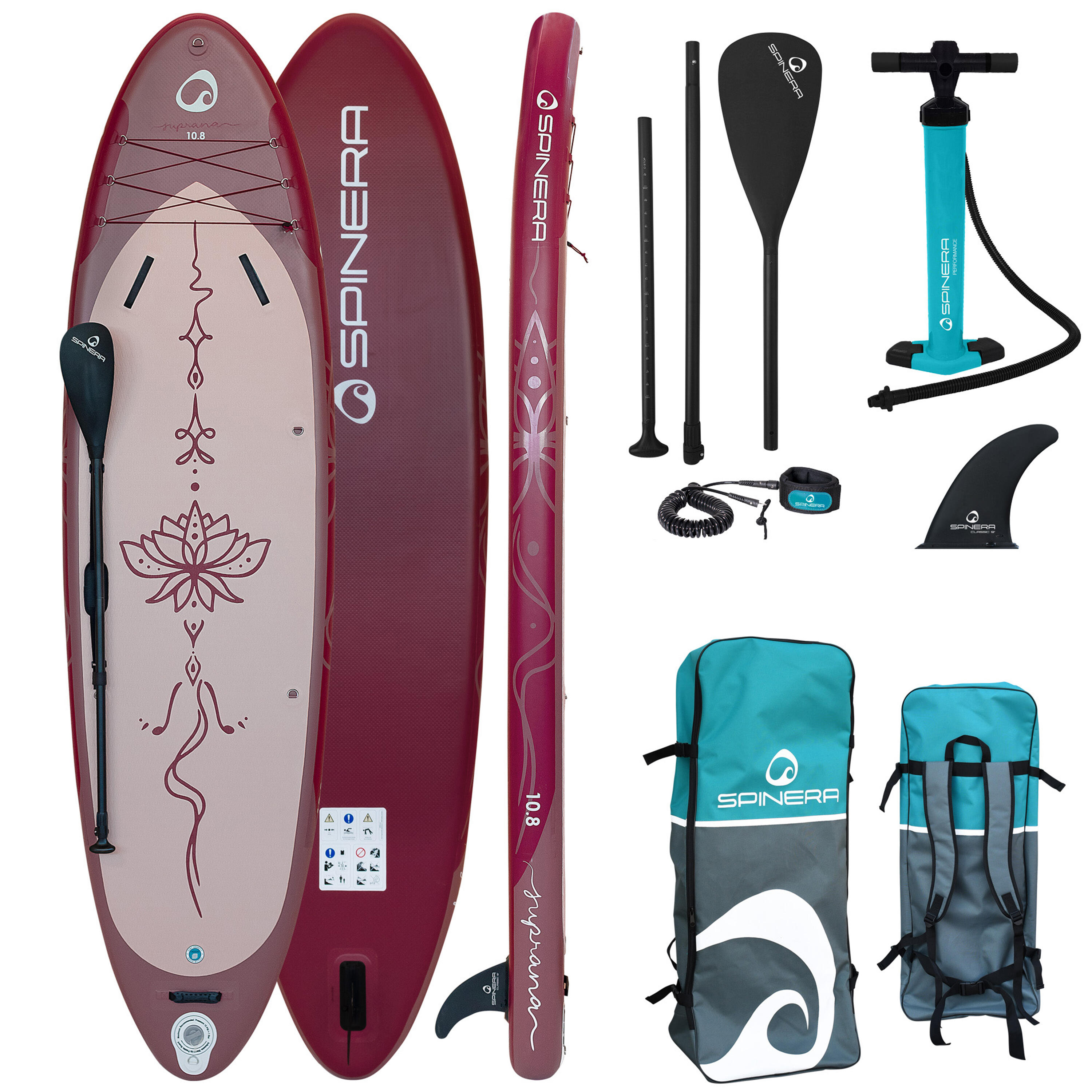 SPINERA Nafukovací paddleboard SUP Suprana 10'8
